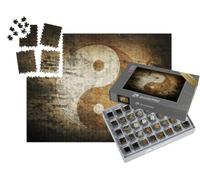 puzzleYOU : Smart Sorted® | Puzzle Photo 1000 pièces « Grunge Yin Yang Symbole »