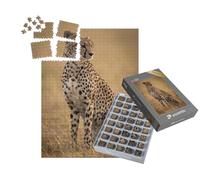 puzzleYOU : Smart Sorted® | Puzzle Photo 1000 pièces « Guépard Assis »