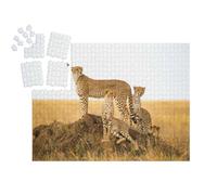 puzzleYOU : Smart Sorted® | Puzzle Photo 1000 pièces « Guépards dans Le Parc National du Serengeti, Tanzanie »