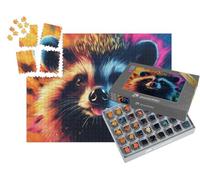 puzzleYOU : Smart Sorted® | Puzzle Photo 1000 pièces « Hérisson effronté dans la Manie des Couleurs »