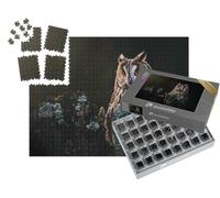 puzzleYOU : Smart Sorted® | Puzzle Photo 1000 pièces « Hibou Moyen-duc Asio otus, perché sur Un Arbre Sec »