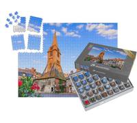 puzzleYOU : Smart Sorted® | Puzzle Photo 1000 pièces « Honfleur, France. Clocher de l'église Sainte-Catherine. »