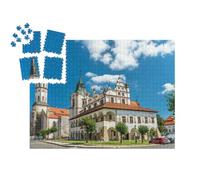 puzzleYOU : Smart Sorted® | Puzzle Photo 1000 pièces « Hôtel de Ville et église Saint-Jacques à Levoca, Patrimoine Mondial de l'UNESCO, Slovaquie »