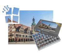 puzzleYOU : Smart Sorted® | Puzzle Photo 1000 pièces « Hôtel de Ville et marché à Leipzig »