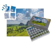 puzzleYOU : Smart Sorted® | Puzzle Photo 1000 pièces « Idylle Rurale, État de Kayin, Myanmar »