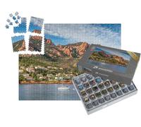 puzzleYOU : Smart Sorted® | Puzzle Photo 1000 pièces « Île d'A?Le d'or - St.Raphaël,Côte d'Azur,France »
