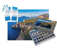 puzzleYOU : Smart Sorted® | Puzzle Photo 1000 pièces « Île de Sardaigne, côte méditerranéenne Occidentale accidentée, Italie »