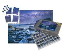 puzzleYOU : Smart Sorted® | Puzzle Photo 1000 pièces « Image spectaculaire du lac Tekapo avec la Voie lactée, Nouvelle-Zélande »