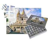 puzzleYOU : Smart Sorted® | Puzzle Photo 1000 pièces « Impressionnant Bastion des pêcheurs à Budapest, Hongrie »