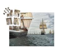 puzzleYOU : Smart Sorted® | Puzzle Photo 1000 pièces « Impressionnante régate de voiliers »