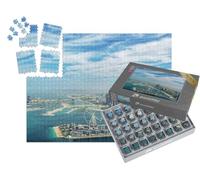 puzzleYOU : Smart Sorted® | Puzzle Photo 1000 pièces « Impressionnante Vue aérienne de la Ligne d'horizon de Dubaï »