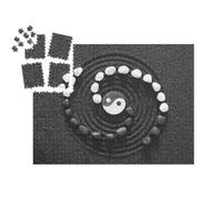 puzzleYOU : Smart Sorted® | Puzzle Photo 1000 pièces « Jardin Japonais Zen avec Pierre Yin et Yang »