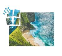 puzzleYOU : Smart Sorted® | Puzzle Photo 1000 pièces « Kelingking Beach sur l'île de Nusa Penida, Bali, Indonésie »