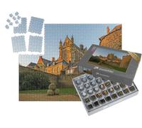 puzzleYOU : Smart Sorted® | Puzzle Photo 1000 pièces « La cathédrale Saint Julian de Le Mans Vue de l'est dans la lumière du Matin, Pays de la Loire »