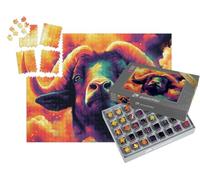 puzzleYOU : Smart Sorted® | Puzzle Photo 1000 pièces « La chèvre colorée »