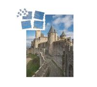 puzzleYOU : Smart Sorted® | Puzzle Photo 1000 pièces « La Cité de Carcassonne, située dans Le sud-Ouest de la France. »