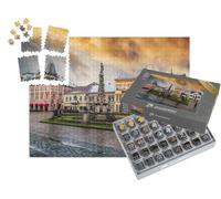 puzzleYOU : Smart Sorted® | Puzzle Photo 1000 pièces « La Colonne de la peste sur la Place du marché de Košice, Slovaquie »