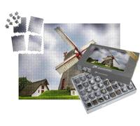 puzzleYOU : Smart Sorted® | Puzzle Photo 1000 pièces « La Cour du Moulin à Vent par Un Jour Sombre »