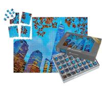 puzzleYOU : Smart Sorted® | Puzzle Photo 1000 pièces « La Freedom Tower du One World Trade Center au crépuscule »