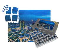 puzzleYOU : Smart Sorted® | Puzzle Photo 1000 pièces « La Ligne d'horizon de Milan Vue de l'île »