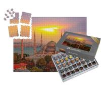 puzzleYOU : Smart Sorted® | Puzzle Photo 1000 pièces « La Mosquée Bleue, Istanbul, Turquie. »