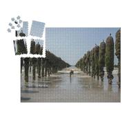 puzzleYOU : Smart Sorted® | Puzzle Photo 1000 pièces « La mytiliculture à Saint-Quentin-en-Tourmont, Somme, Hauts-de-France »