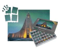 puzzleYOU : Smart Sorted® | Puzzle Photo 1000 pièces « La Plus Grande église d'Islande : Hallgrímskirkja à Reykjavík »