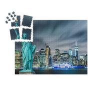 puzzleYOU : Smart Sorted® | Puzzle Photo 1000 pièces « La Statue de la Liberté Devant Le Skyline de Manhattan »