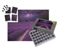 puzzleYOU : Smart Sorted® | Puzzle Photo 1000 pièces « La Voie lactée au-Dessus d'un Champ de Lavande géant »
