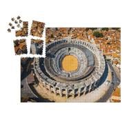 puzzleYOU : Smart Sorted® | Puzzle Photo 1000 pièces « La Vue aérienne d'Arles, Une Ville sur Le Rhône dans la région Provence du sud de la France »