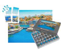 puzzleYOU : Smart Sorted® | Puzzle Photo 1000 pièces « Lac d'Agios Nikolaos et de Voulismeni sur l'île de Crète, Grèce »