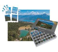 puzzleYOU : Smart Sorted® | Puzzle Photo 1000 pièces « Lac de Saint-Apollinaire dans Les Hautes-Alpes en France »