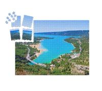 puzzleYOU : Smart Sorted® | Puzzle Photo 1000 pièces « Lac de Sainte-Croix »