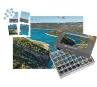 puzzleYOU : Smart Sorted® | Puzzle Photo 1000 pièces « Lac de Sainte-Croix, Gorges du Verdon, Gorges du Verdon Provence-Alpes-Cote d'Azur, Provence »
