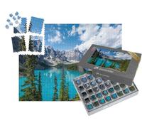 puzzleYOU : Smart Sorted® | Puzzle Photo 1000 pièces « Lac Moraine, Parc National de Banff, Montagnes Rocheuses canadiennes »