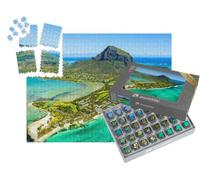 puzzleYOU : Smart Sorted® | Puzzle Photo 1000 pièces « Lagon Bleu au Pied du Morne Brabant, Maurice »
