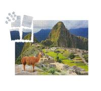 puzzleYOU : Smart Sorted® | Puzzle Photo 1000 pièces « Lama au Machu Picchu, Pérou »