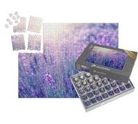 puzzleYOU : Smart Sorted® | Puzzle Photo 1000 pièces « Lavande odorante au Coucher du Soleil, région Provence, France »