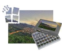 puzzleYOU : Smart Sorted® | Puzzle Photo 1000 pièces « Le Cap avec Table Mountain, Lions Head et Les Douze Apôtres, Afrique du Sud »