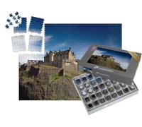 puzzleYOU : Smart Sorted® | Puzzle Photo 1000 pièces « Le château d'Édimbourg par Une journée ensoleillée »