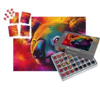 puzzleYOU : Smart Sorted® | Puzzle Photo 1000 pièces « Le Koala comme Miracle de la Couleur »