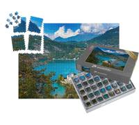 puzzleYOU : Smart Sorted® | Puzzle Photo 1000 pièces « Le lac d'Annecy dans Les Alpes françaises »