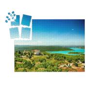 puzzleYOU : Smart Sorted® | Puzzle Photo 1000 pièces « Le lac de Sainte-Croix »