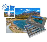 puzzleYOU : Smart Sorted® | Puzzle Photo 1000 pièces « Le lac de SILS Maria en Engadine »