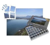 puzzleYOU : Smart Sorted® | Puzzle Photo 1000 pièces « Le lac du Bourget est Le Plus Grand lac Naturel de France »