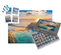puzzleYOU : Smart Sorted® | Puzzle Photo 1000 pièces « Le Lagon de Balos avec sa Plage de Sable Blanc, Crète, Grèce »