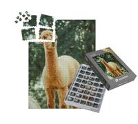 puzzleYOU : Smart Sorted® | Puzzle Photo 1000 pièces « Le Lama, Un mammifère Domestique très répandu en Amérique du Sud »