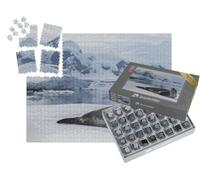 puzzleYOU : Smart Sorted® | Puzzle Photo 1000 pièces « Le léopard des Mers, Un prédateur de l'Antarctique »