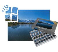 puzzleYOU : Smart Sorted® | Puzzle Photo 1000 pièces « Le Massif du Mont-Blanc vu Depuis Les Lacs de Cheserys »