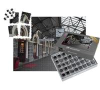 puzzleYOU : Smart Sorted® | Puzzle Photo 1000 pièces « Le Matin, à 10h15, la Gare de Dunedin est Vide. »